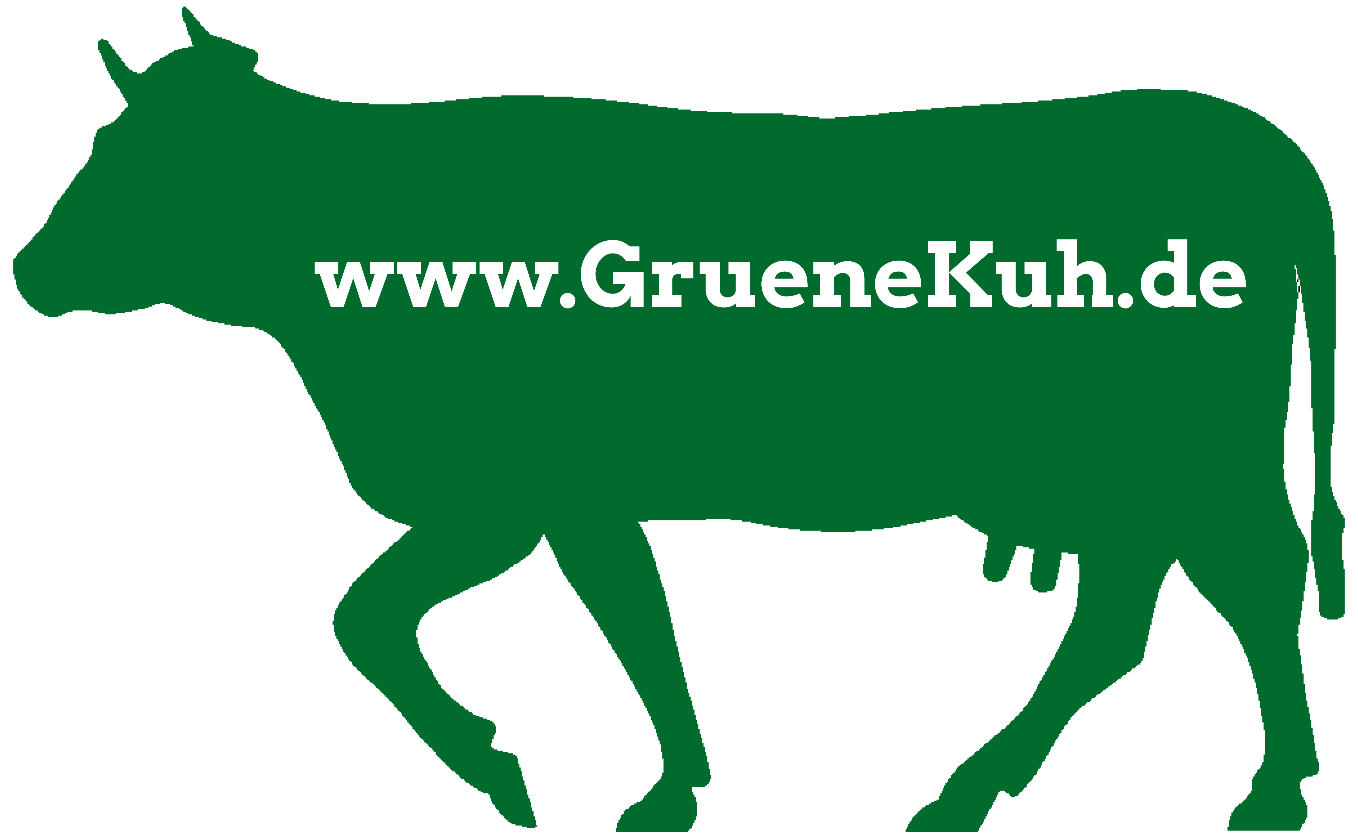 ein Bild der grünen Kuh